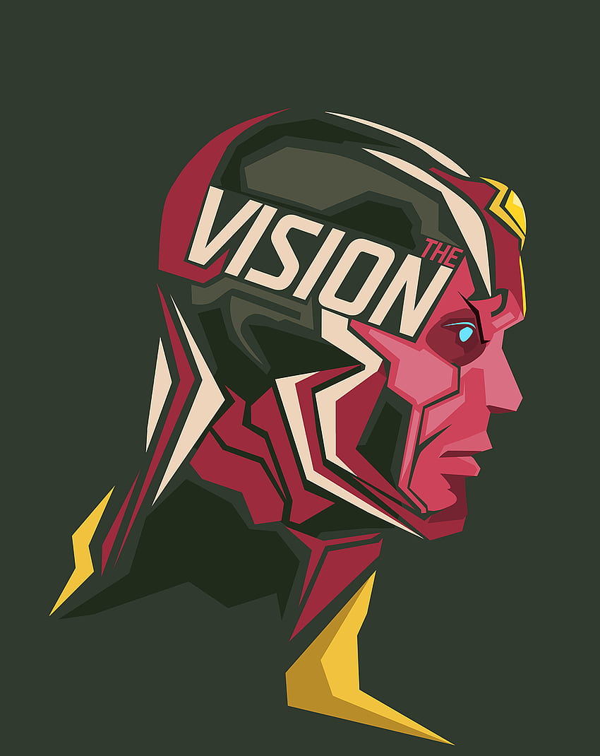 Marvel Vision , Vision Avengers Face HD phone wallpaper
