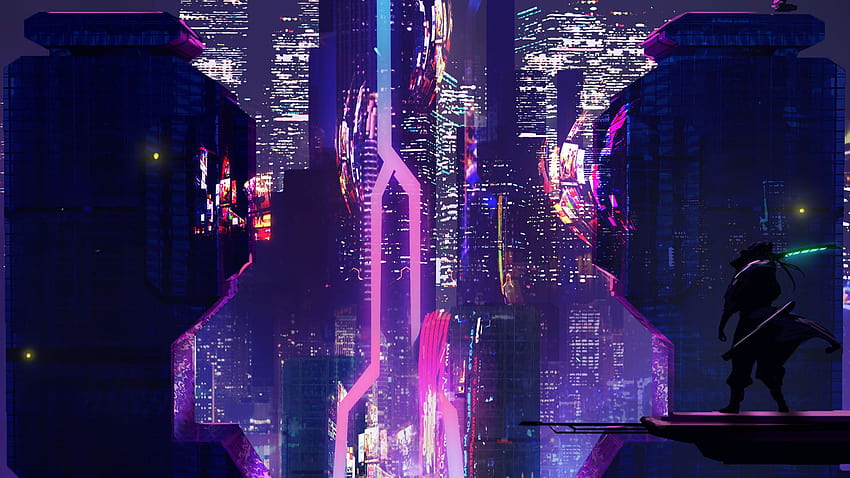 The Neon Samurai Kawa: Нова версия на играта ARCADEM HD тапет