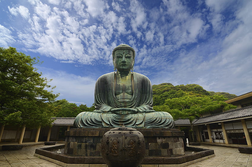 Kamakura Daibutsu (Büyük Buda), Japon Budası HD duvar kağıdı