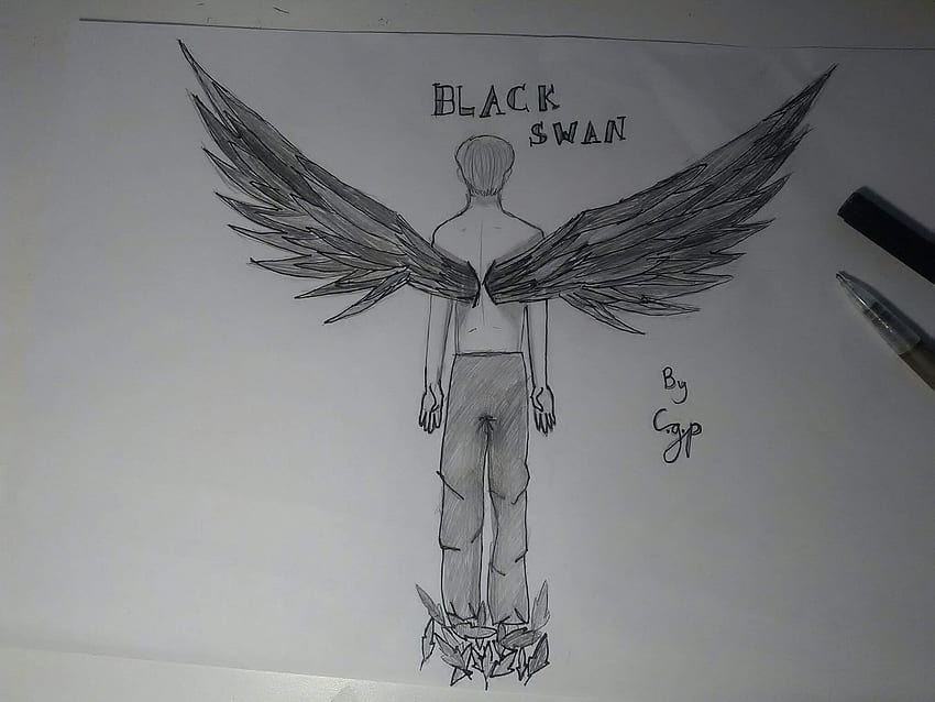 Bts Black Swan Wallpeper, Jimin Black Swan HD wallpaper