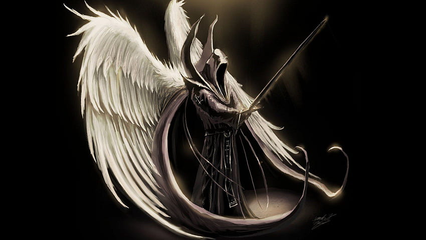 ART - diablo tyrael archangel angels darkness death daek HD wallpaper