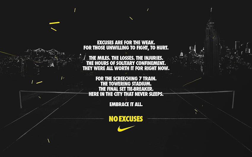 Tennis Nike, Nike Quotes HD wallpaper
