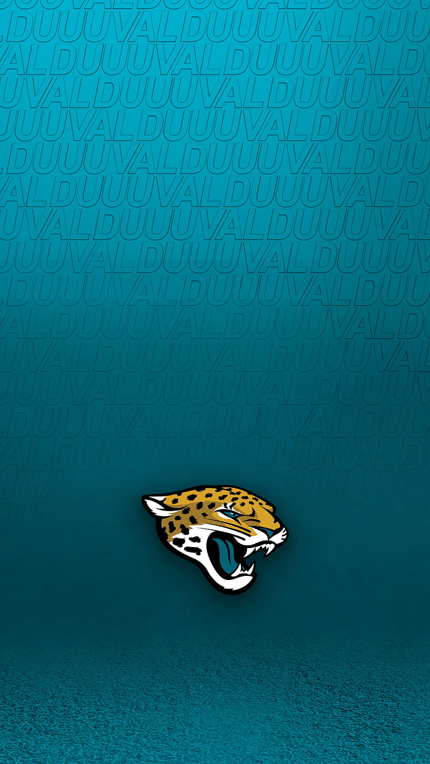 Jacksonville Jaguars, официален сайт на Jacksonville Jaguars, Blue and Teal HD тапет за телефон