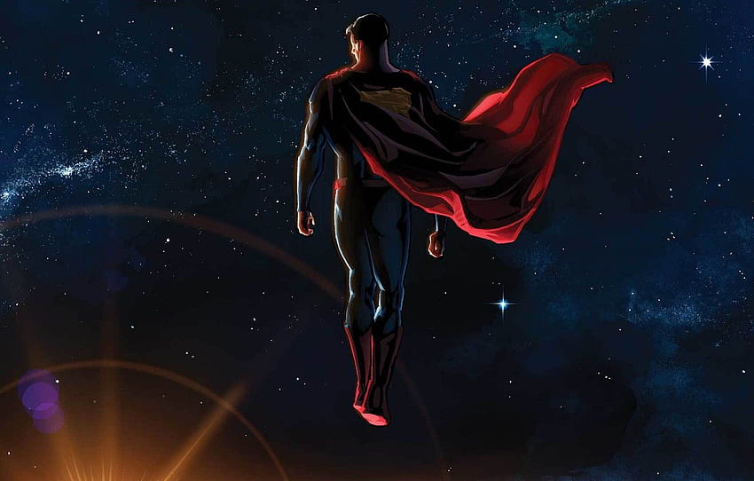 Superman - , fond de Superman sur chauve-souris, ordinateur volant Superman Fond d'écran HD