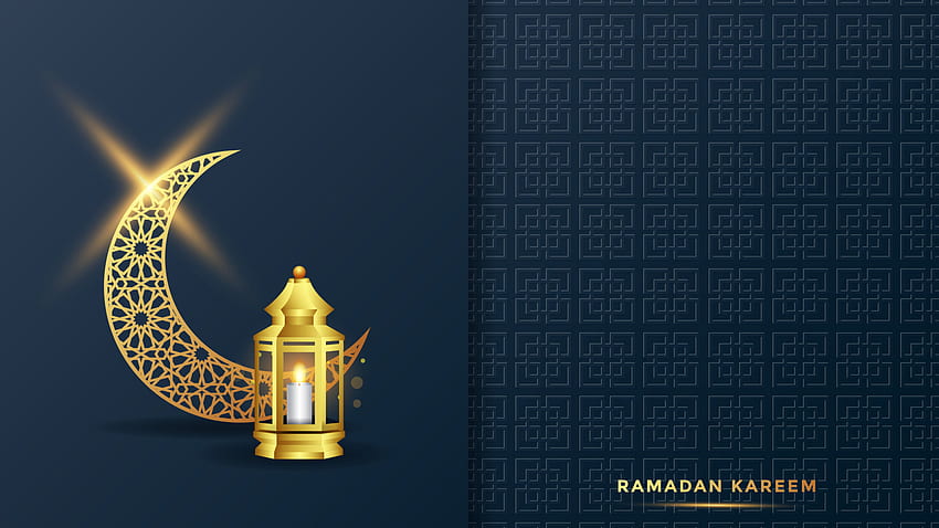 Ramadan Candela Lanterna Luce Eid Mubarak Ramadan Sfondo HD