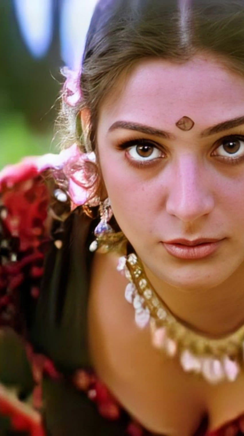 Tabu, attrice di Bollywood, scollatura Sfondo del telefono HD