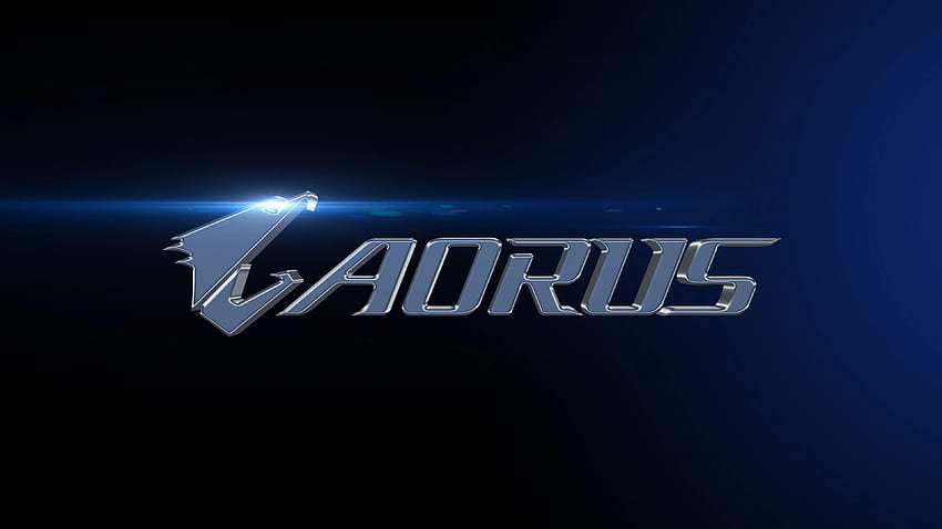 AORUS. Le choix des passionnés de jeux sur PC et d'esports, Aorus Logo Fond d'écran HD