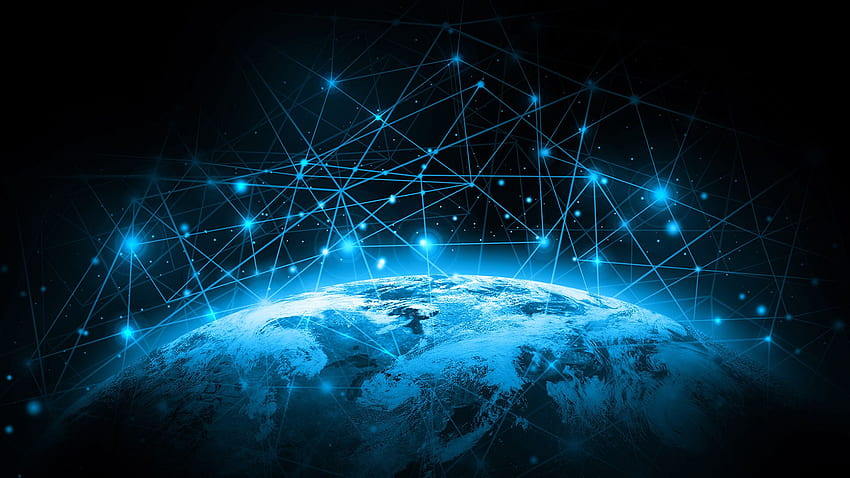 Piattaforma di connessione di rete World Global Gis Tavos - Sfondo HD