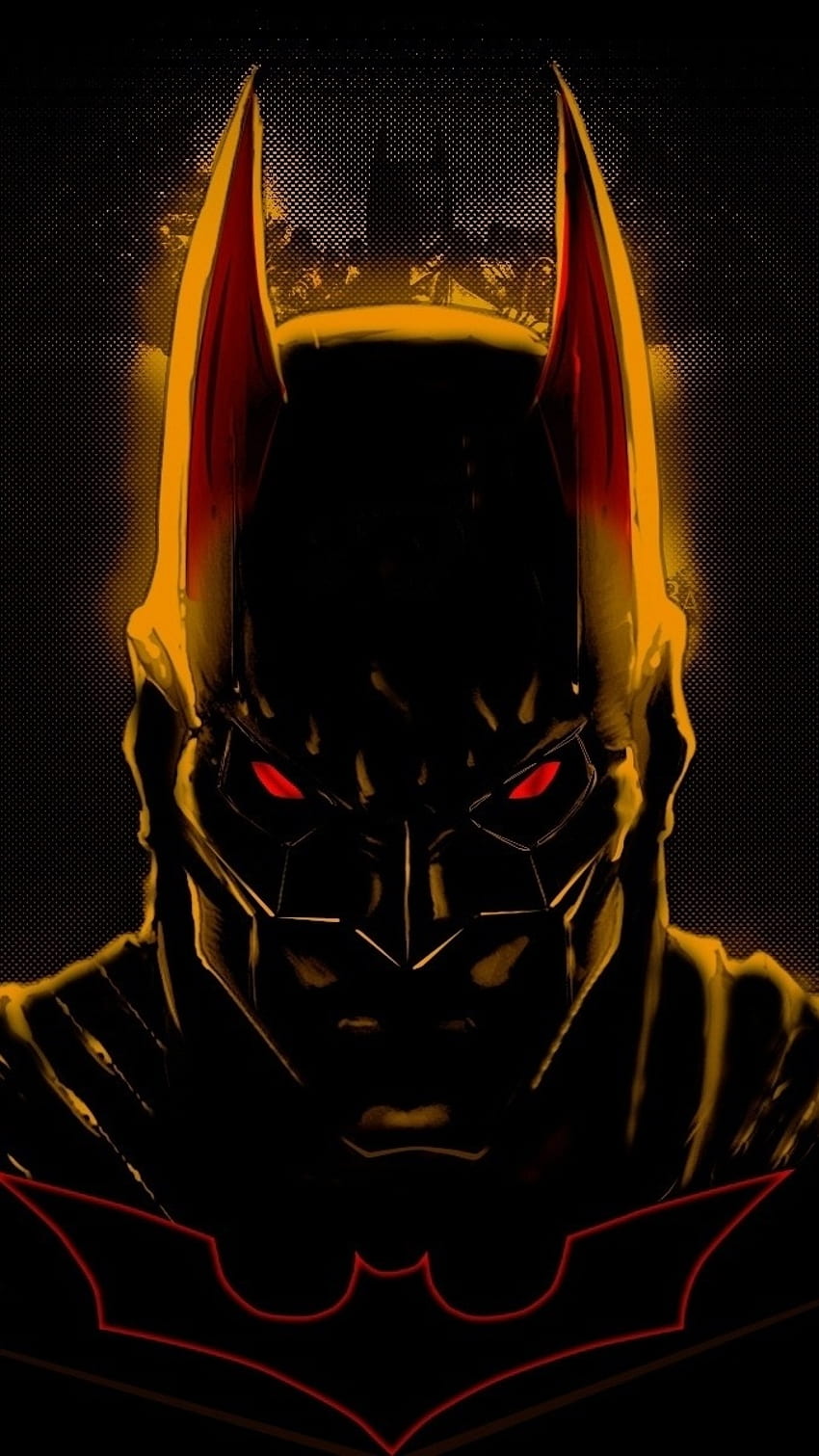 The Batman Red Theme Dope, HD wallpaper