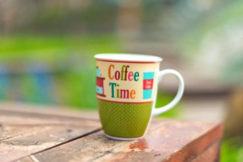 Coffee Time, bokeh, café, taza, taza de café fondo de pantalla