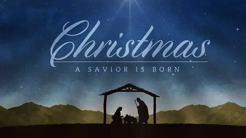 Versículos de la Biblia de Navidad - Ha nacido nuestro salvador, Escrituras Jesús Natividad fondo de pantalla