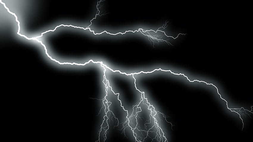 New Lightning Bolt Black Background FULL For PC in 2020. Dark black , Black  , Cool black HD wallpaper | Pxfuel