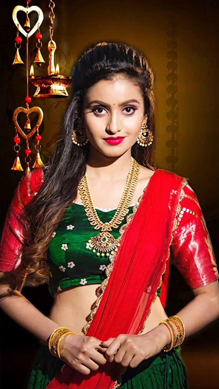 Deepika pilli, wallpapet, telugu actress HD phone wallpaper