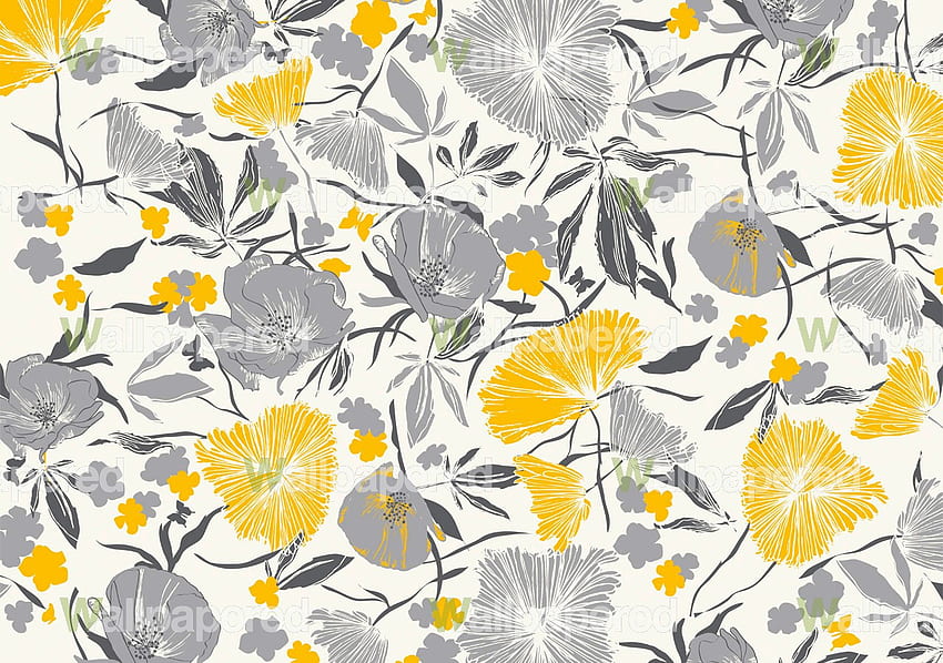 Yellow and Gray Designs, Gray Yellow HD wallpaper
