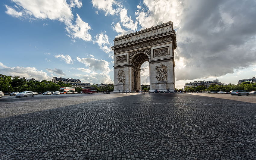 Pariser Triumphbogen. HD-Hintergrundbild