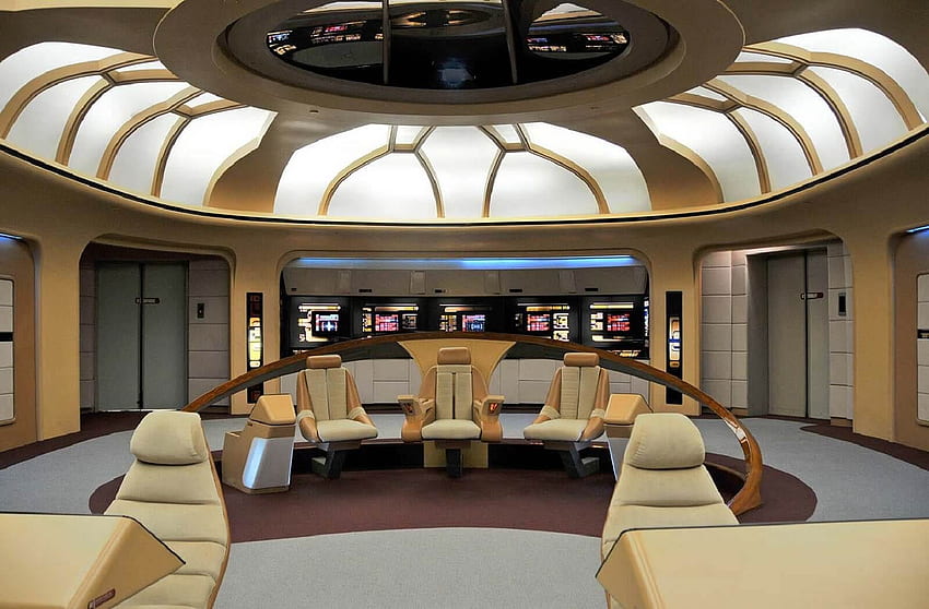 Fundo - Enterprise Bridge por Michael Gillett. . Hub, Star Trek Enterprise Bridge papel de parede HD