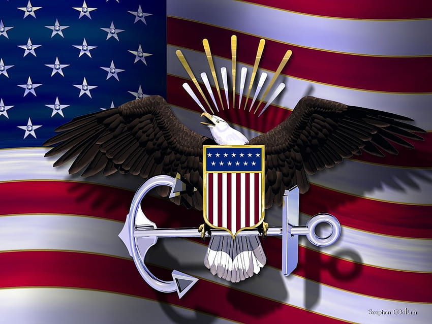 Armada de los Estados Unidos, bandera militar fondo de pantalla