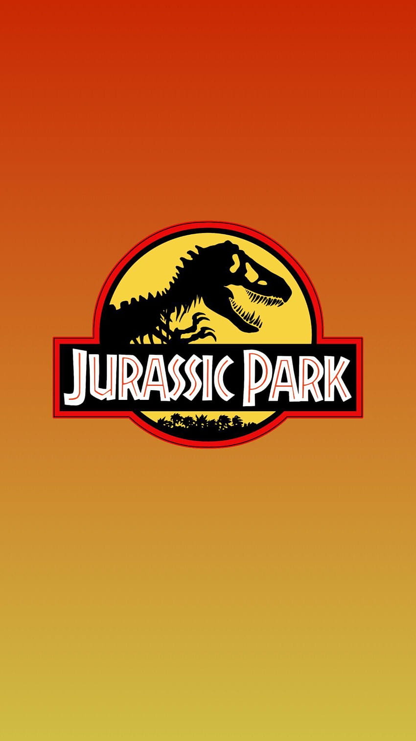 Minimalist Jurassic Park HD phone wallpaper