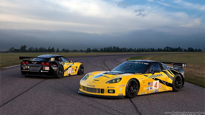 Chevrolet Corvette Racing C6 R Gt2 Duo Wide C Gt . Background HD wallpaper