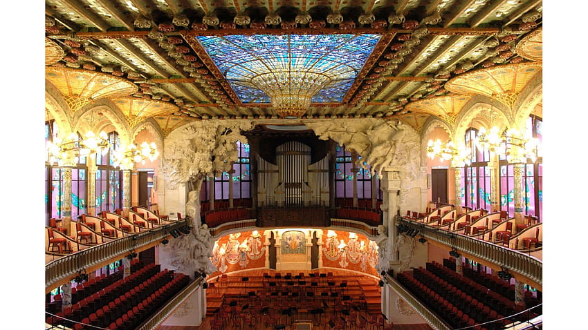 Music Hall Barcelona, Spain ., Concert Hall U HD wallpaper
