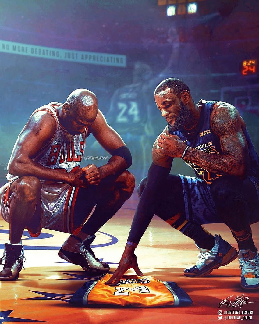 WALLPAPER My tribute to Kobe and LeBron the rivalry that never was   rnba