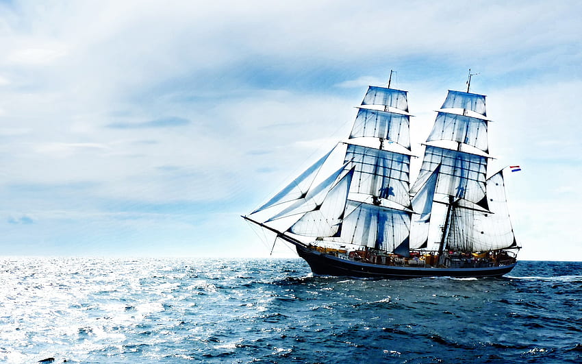 nature, Sea, Old ship, Vehicle, Sailing ship / and Mobile Background, Old Sailing Ships HD wallpaper