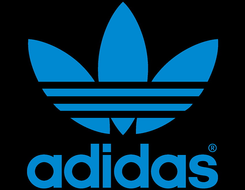 Синьо лого на Adidas, цветно лого на Adidas HD тапет