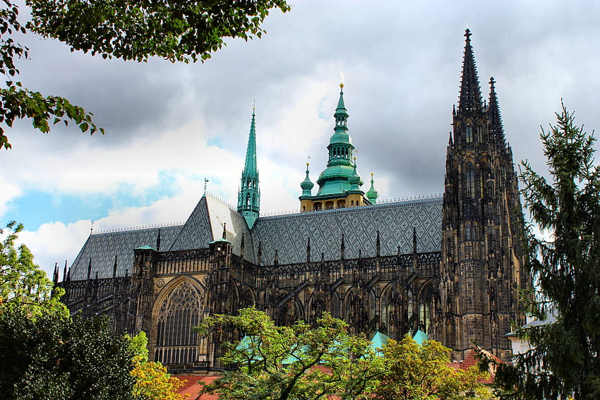 Catedral de San Vito. Dentro de la cabeza de NanaBread, Castillo de Praga fondo de pantalla