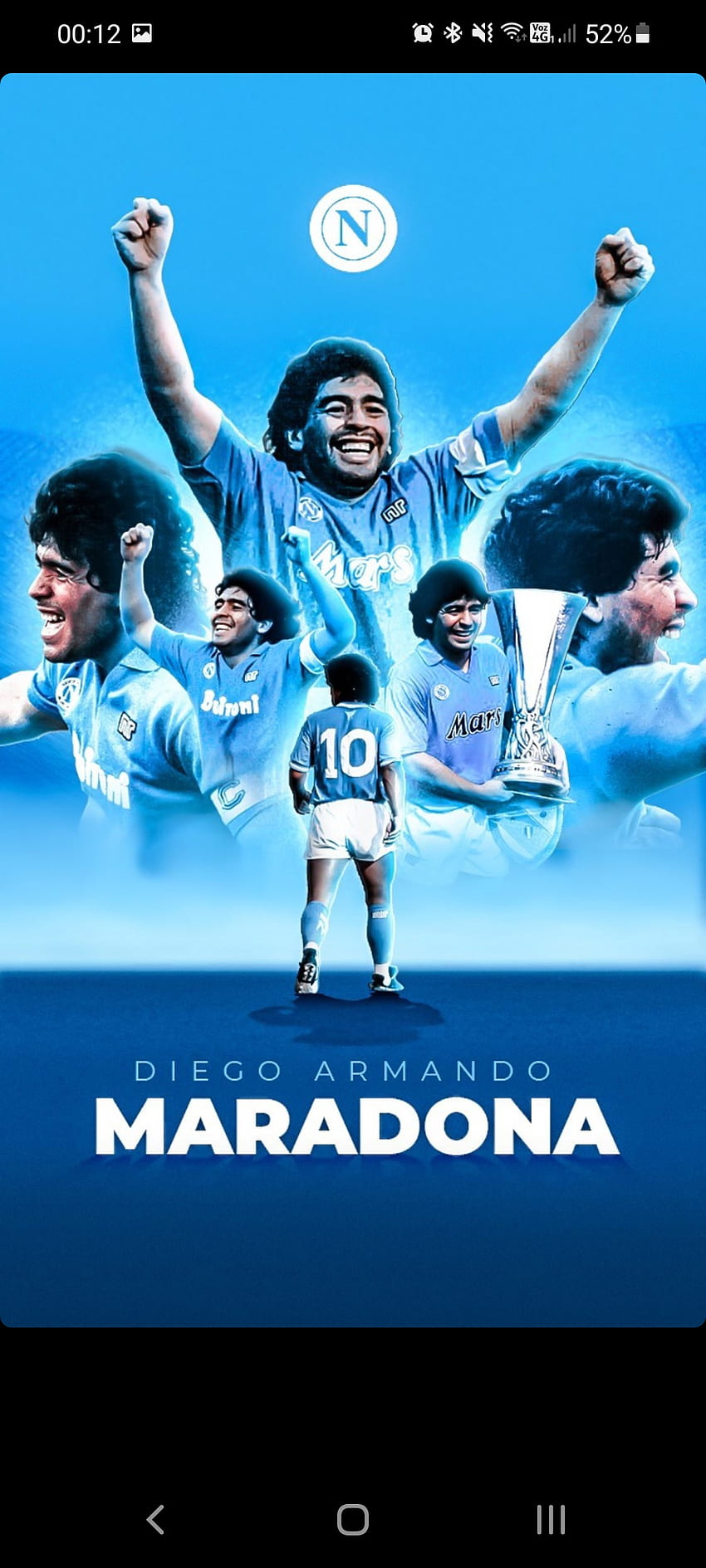 Diego Maradona, Itália, Argentina, Nápoles Papel de parede de celular HD