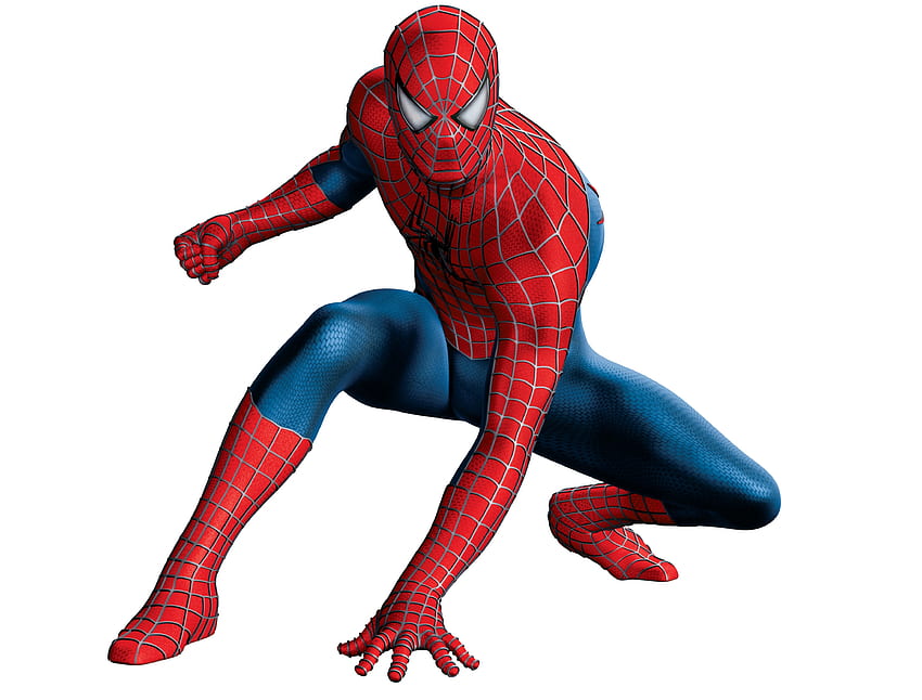 Spiderman - Spider Man Białe Tło - Tapeta HD