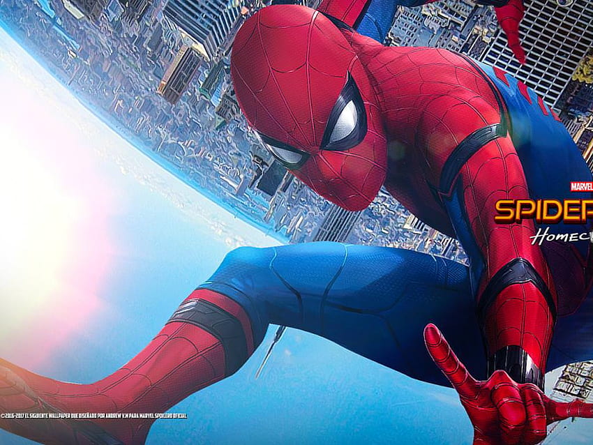 Spiderman Homecoming Background. iCon, Spider-Man: Homecoming HD wallpaper