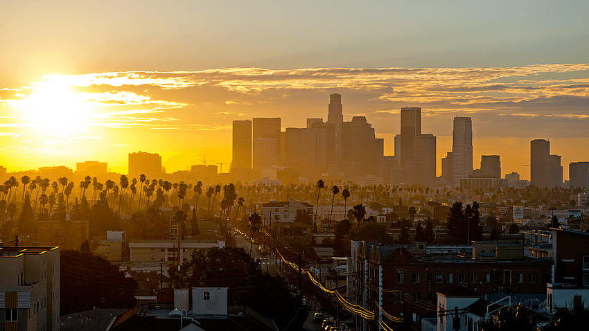 Sunset Panoramic Los Angeles Epic Inspiring Place Beauty, NCIS Los Angeles HD wallpaper