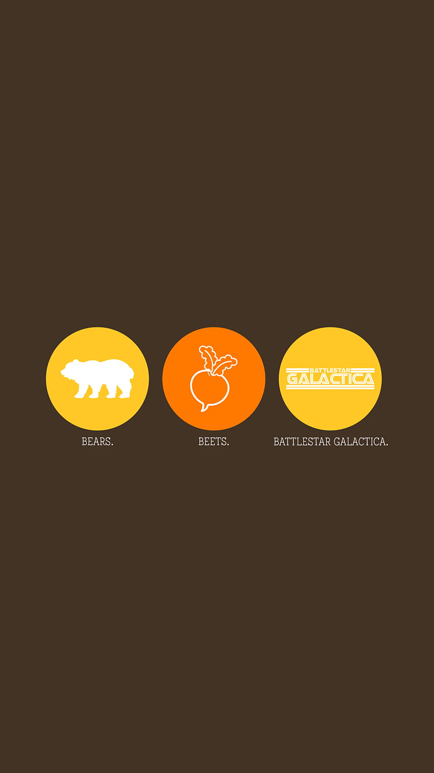 Dunder Mifflin - Bears Beets Battlestar Galactica Tapeta na telefon HD