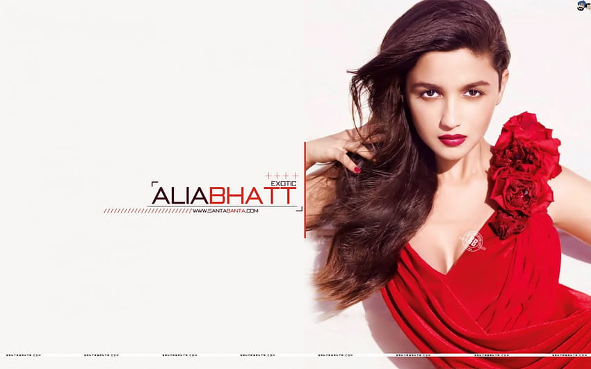 alia bhatt, actress, dress, red, beauty HD wallpaper