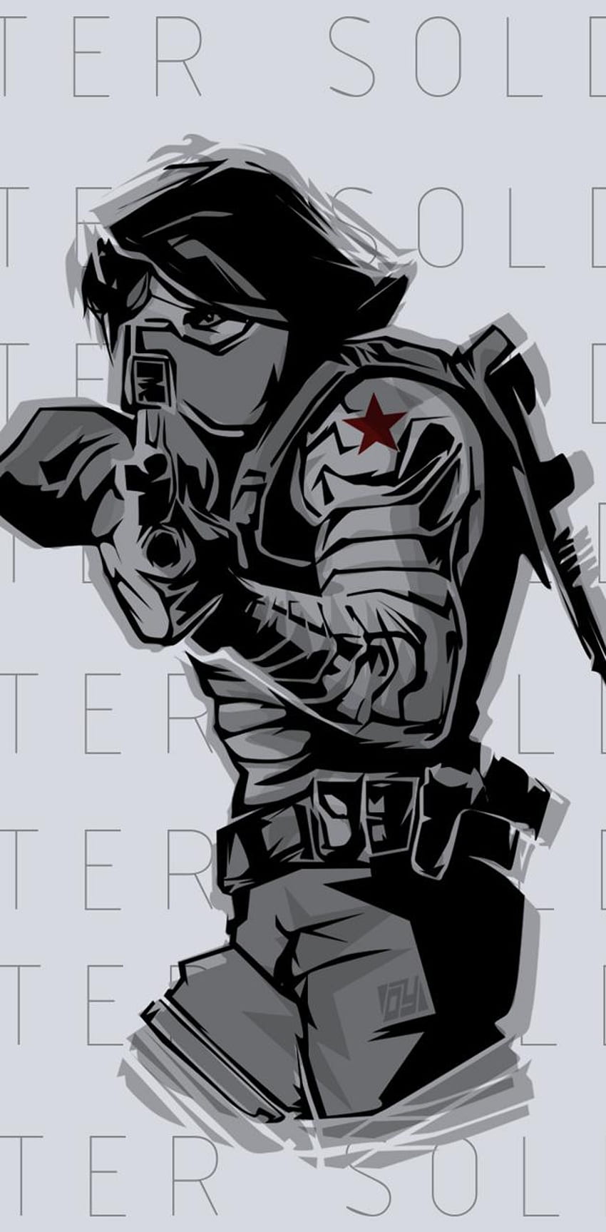 Zimowy Żołnierz, Logo Zimowego Żołnierza Tapeta na telefon HD