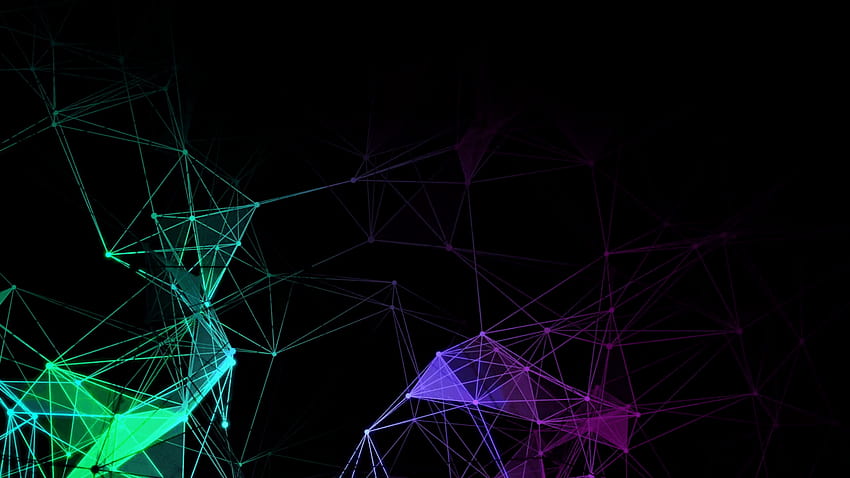 Neuronales Netzwerk - , Hintergrund des neuronalen Netzwerks auf Fledermaus, abstraktes Netzwerk HD-Hintergrundbild