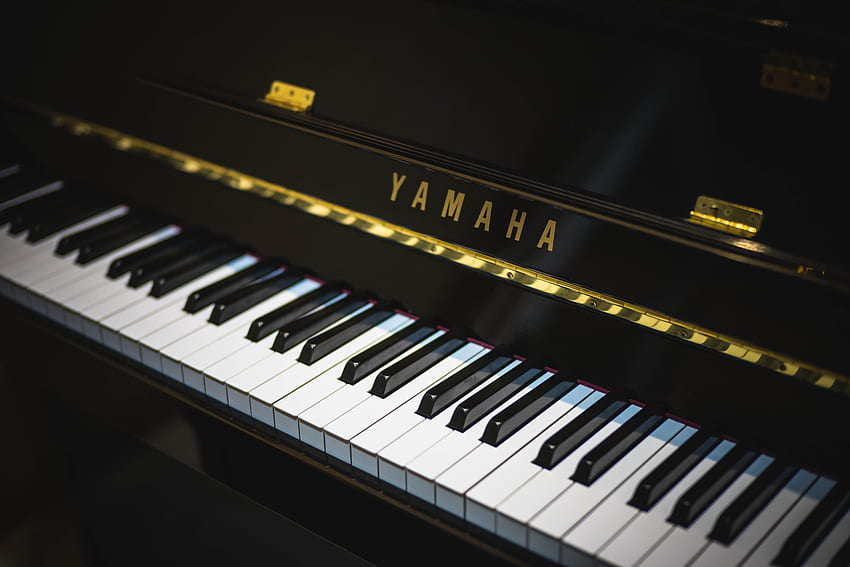 Black Yamaha Piano · Stock, Cool Piano Keys HD wallpaper