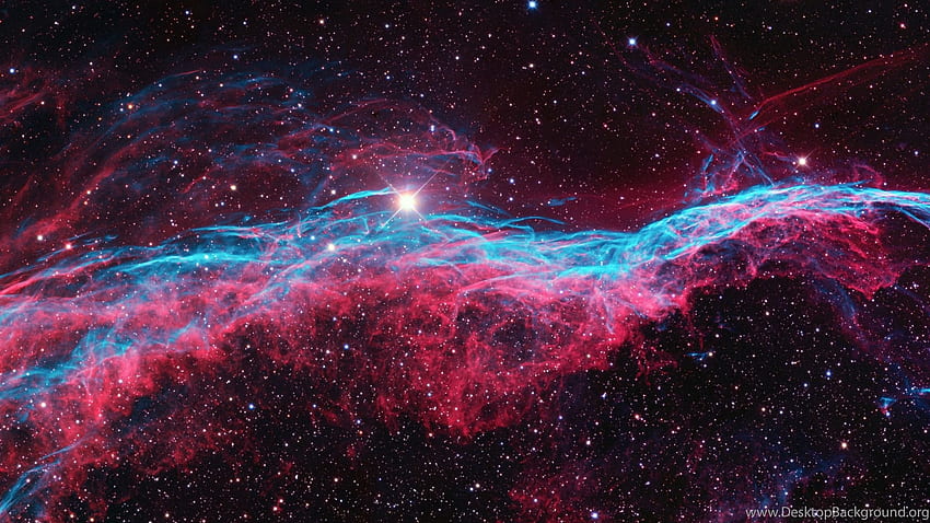 Red, Blue, Stars, Space, Nebula Background HD wallpaper | Pxfuel