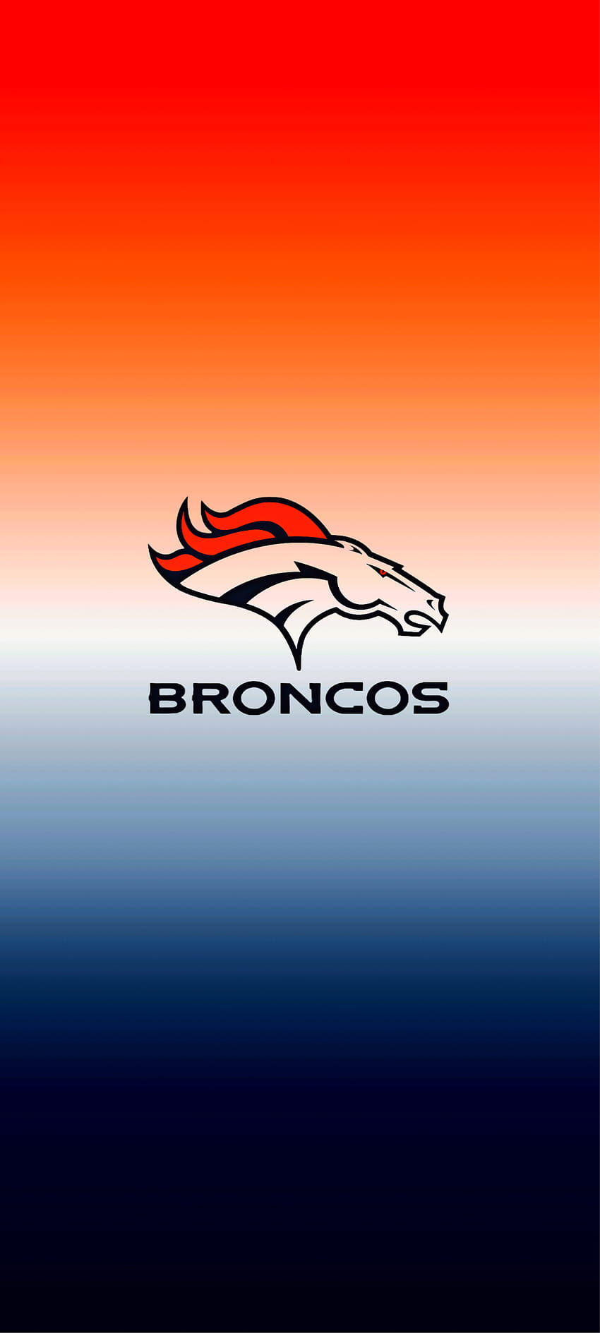Broncos de Denver, symbole, logo Fond d'écran de téléphone HD