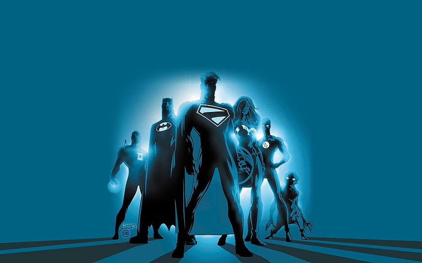 Batman, Superman, Justice League, Wonder Woman, Flash, Green Lantern / i mobilne tło Tapeta HD