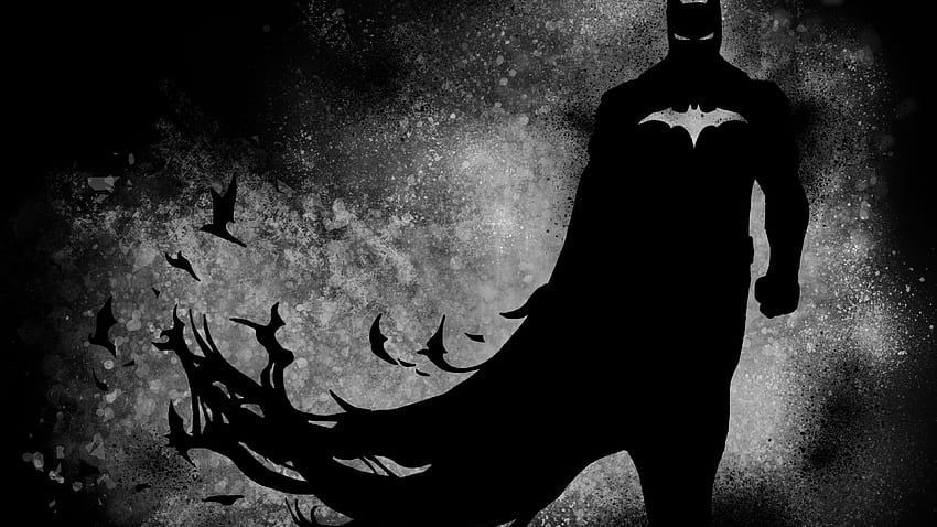 Черният рицар рисува супергерои , , Behance , Батман , Произведения на изкуството W. Batman , Изкуство на супергерои, Рисуване на Батман, Черни супергерои HD тапет