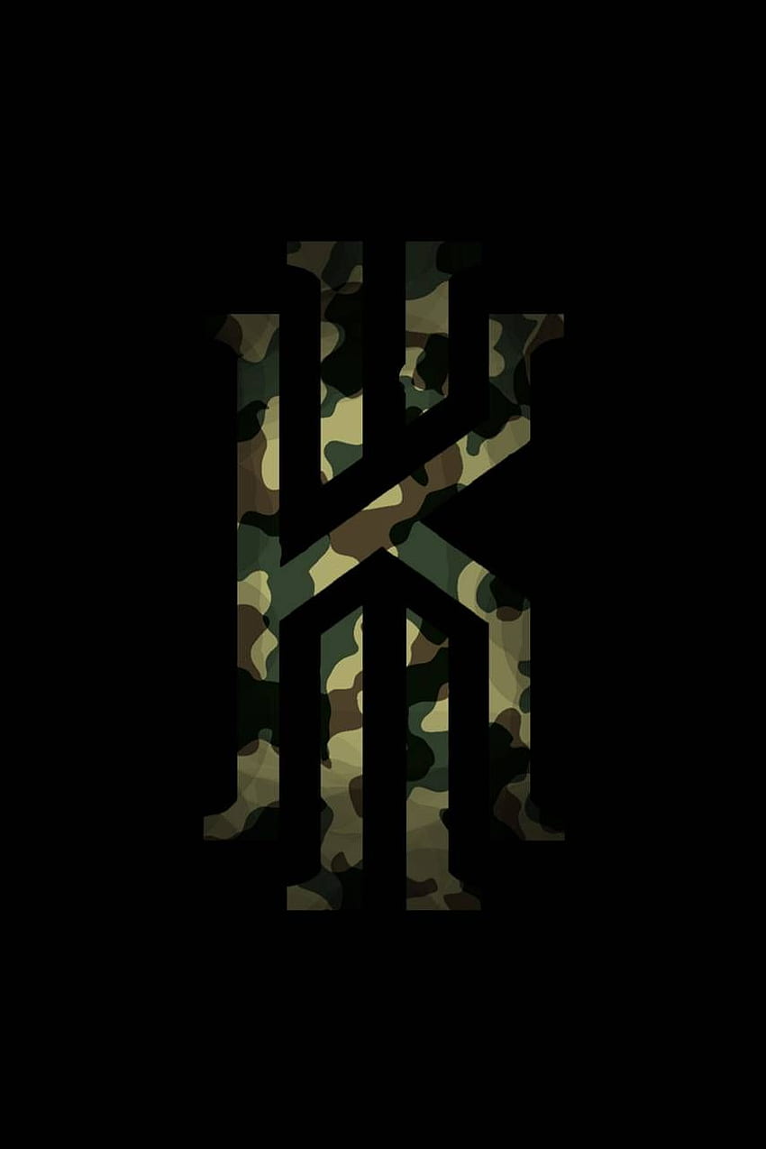 Kyrie Military Logo. Kyrie irving logo , Nba , Nike , Kyrie Irving Black HD phone wallpaper