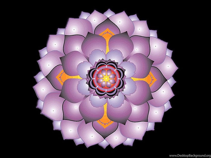 Spiritual Nature Buddhist Circle Design Hindu Mandala. Background HD wallpaper
