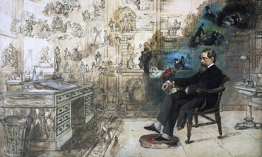 ewan morrison - Charles Dickens heard voices. when I sit down to my book, some beneficent power shows it all to me, and tempts me to be interested, and I don't HD wallpaper