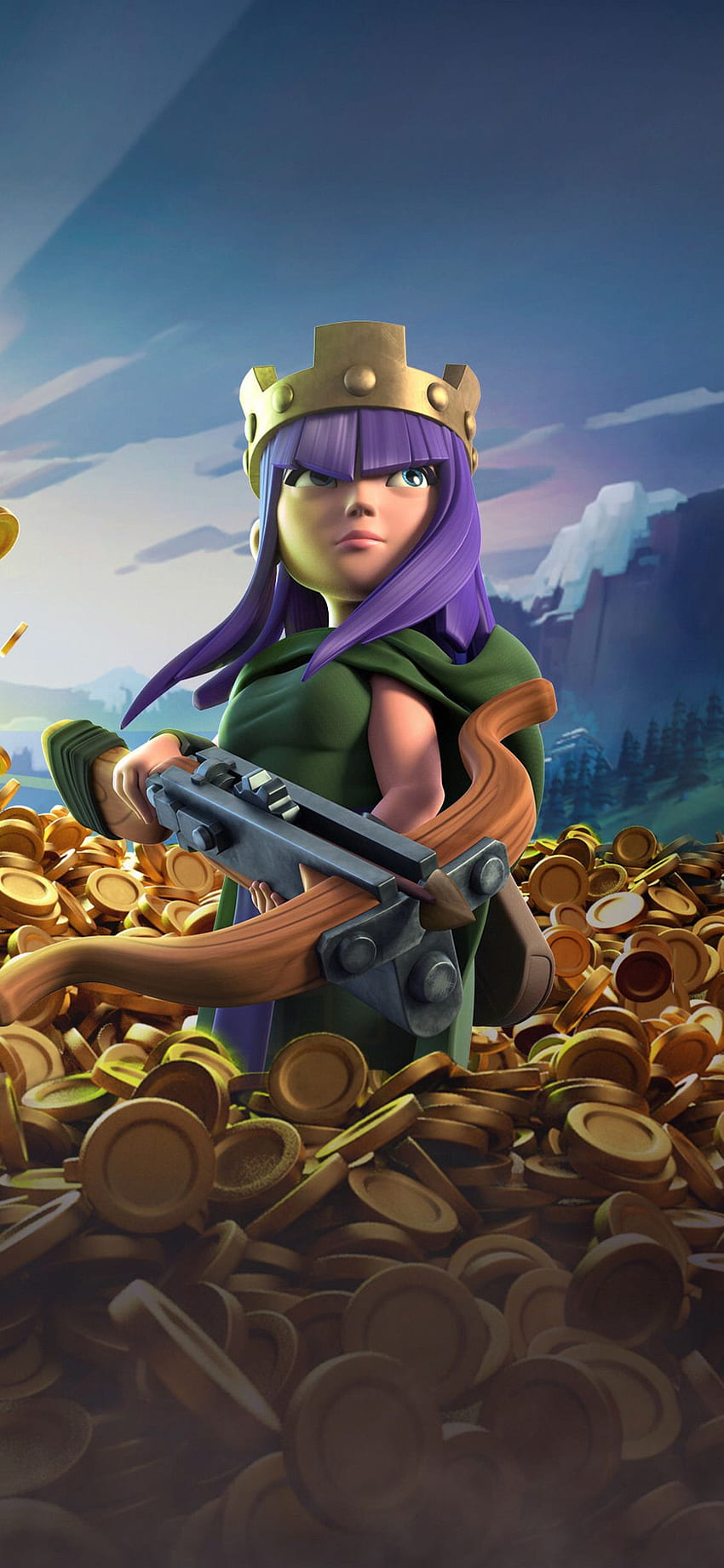 Archer Queen Clash Of Clans iPhone XS, iPhone 10 HD phone wallpaper