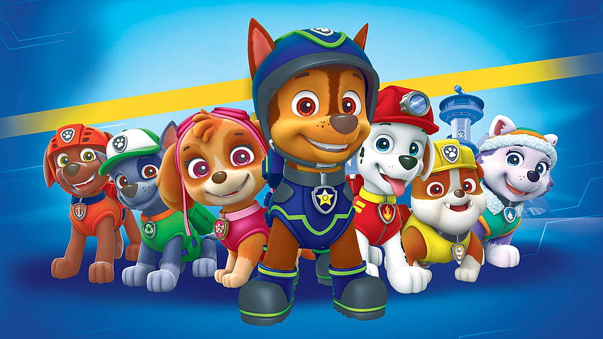 PAW Patrol Background. Beautiful , and Naruto Background, Chase Paw Patrol HD wallpaper