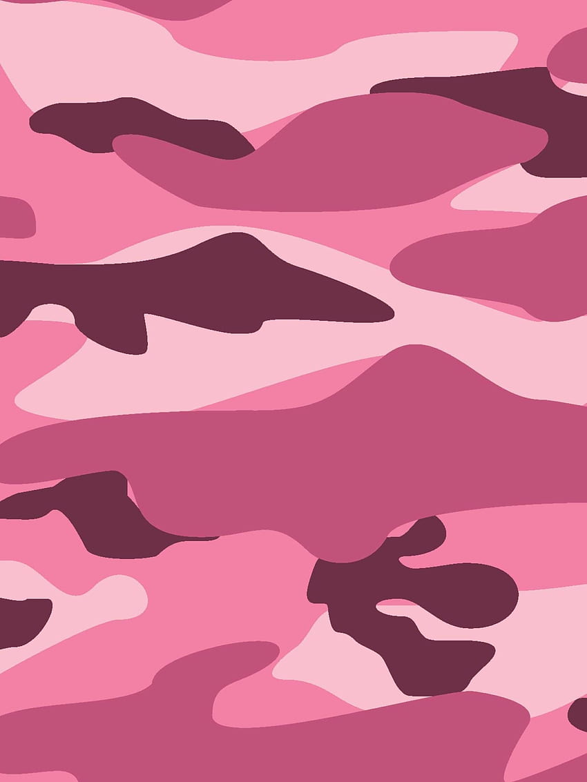 Pink Camo untuk Ponsel, Estetika Kamuflase wallpaper ponsel HD