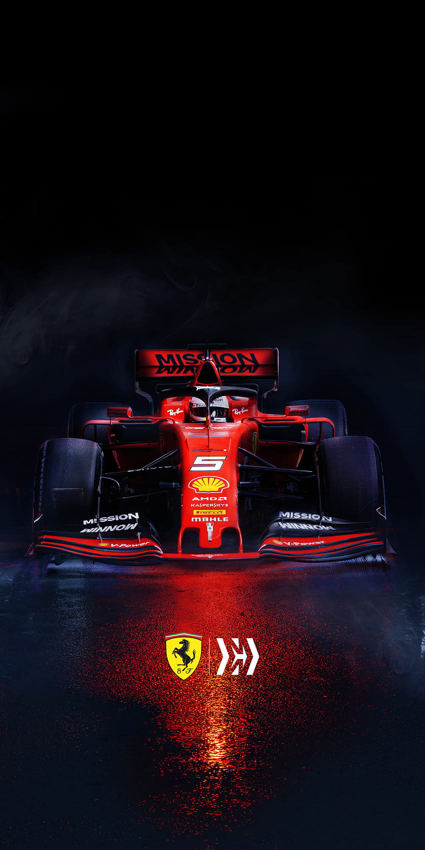 Logo Ferrari F1 / 75 Logo Ferrari Na afari - Sebastian Vettel, ferrari f1, formuła 1, tory wyścigowe. - andin primaya Tapeta na telefon HD