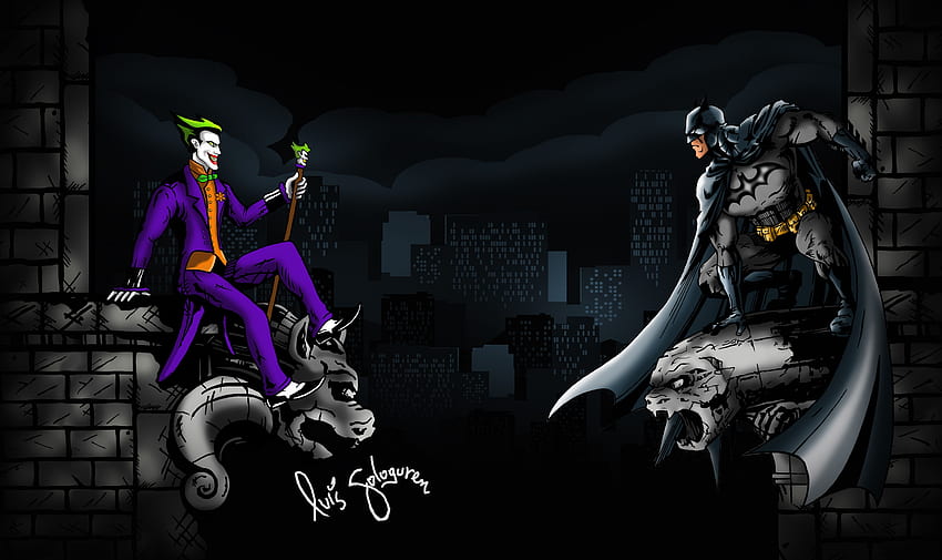 Joker Vs Batman , Superhéroes fondo de pantalla