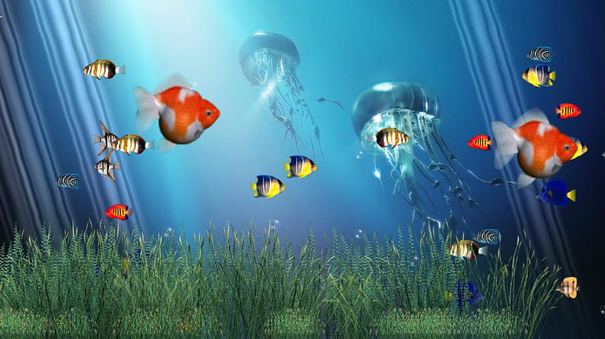 Details more than 142 animated fish wallpaper best